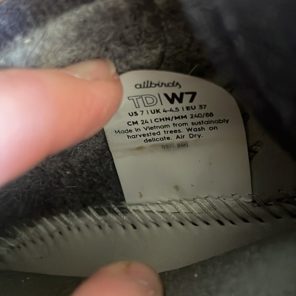 Allbirds ‘Tree Dasher’ Running Shoes. Navy. Women’s Sz 7 - Picture 2 of 10